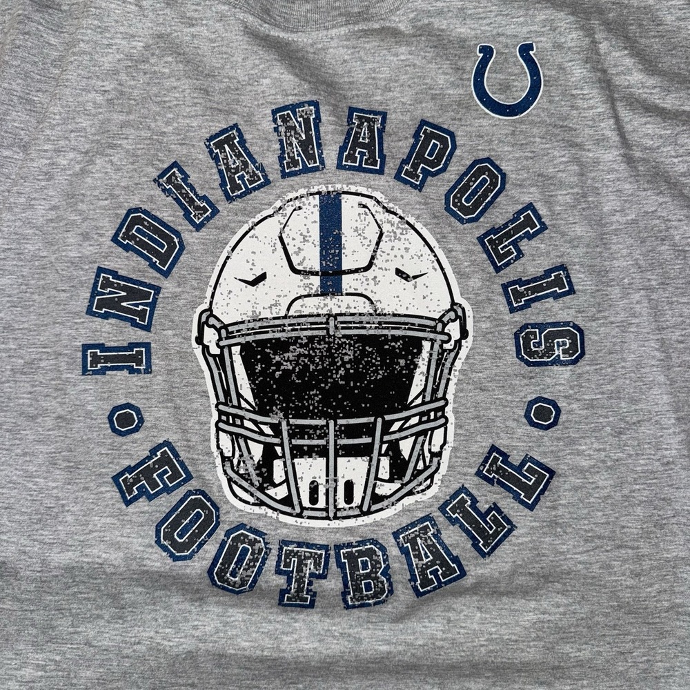 Men's 3XL NFL Team Apparel Indianapolis Colts NFL Shirt Gray Football - Picture 4 of 4
